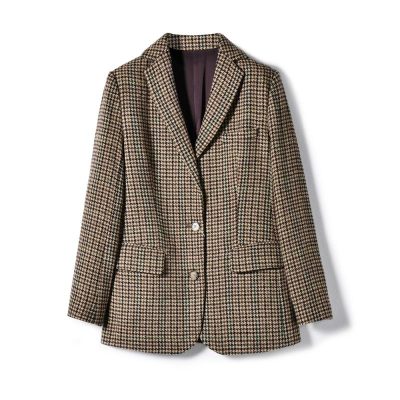 Vestes et Manteaux | Femme Blazer en laine mélangée pied-de-poule Atlanta Femme Femme